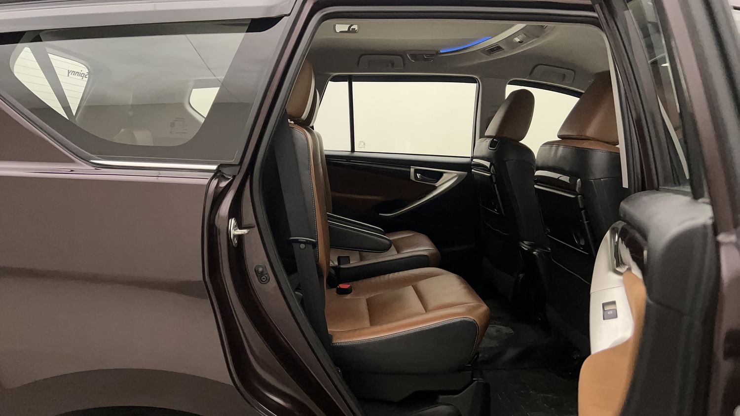 New Toyota Innova Crysta interior RIGHT SIDE REAR DOOR CABIN VIEW