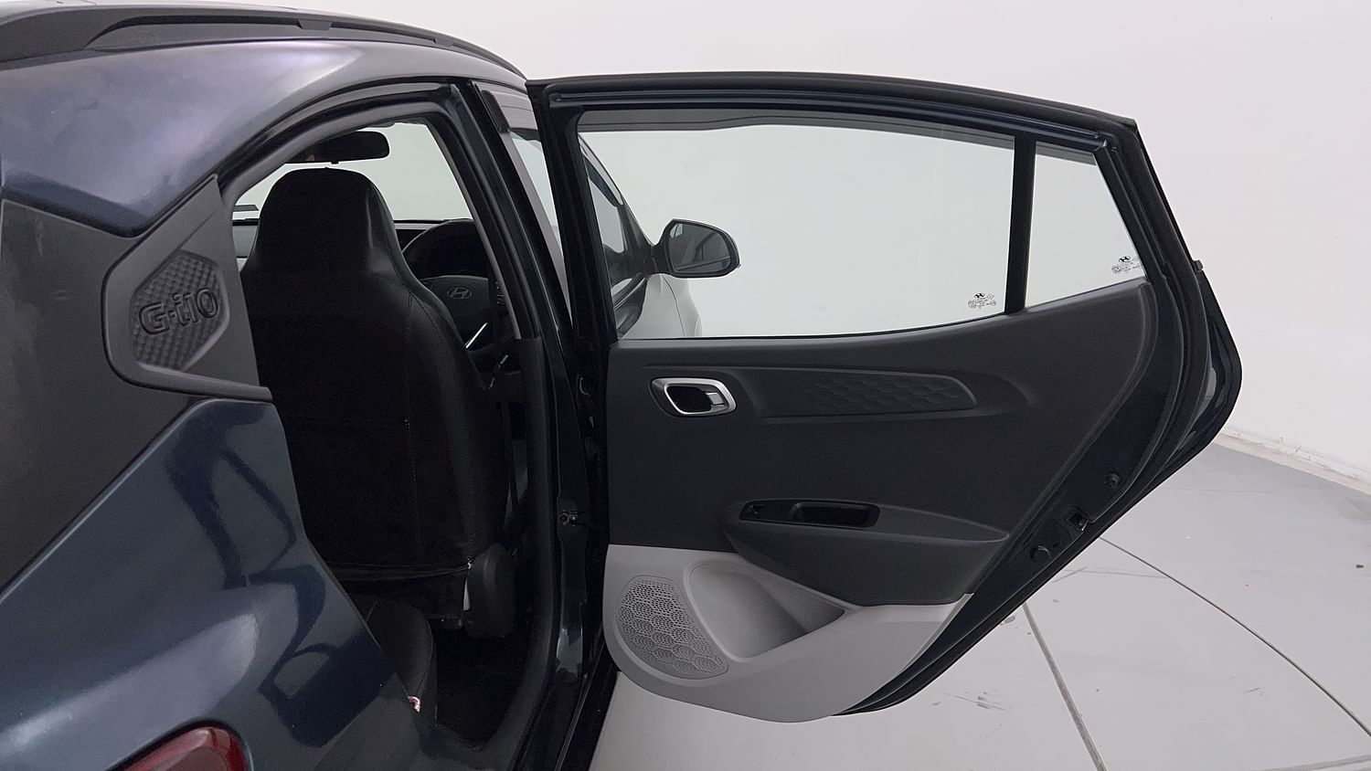 New Hyundai Grand i10 Nios interior RIGHT REAR DOOR OPEN VIEW