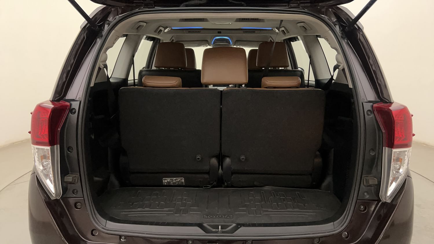 New Toyota Innova Crysta interior DICKY INSIDE VIEW