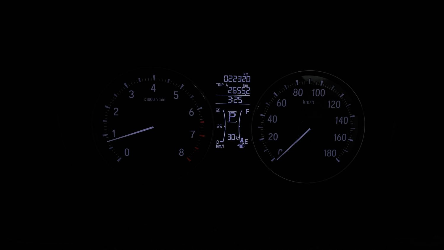 New Honda Amaze interior CLUSTERMETER VIEW