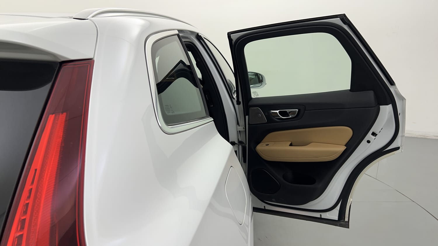 New Volvo XC60 interior RIGHT REAR DOOR OPEN VIEW