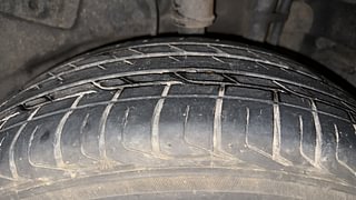 Used 2022 Tata Nexon XZA Plus (Premium) Diesel Dark Edition Diesel Automatic tyres LEFT REAR TYRE TREAD VIEW