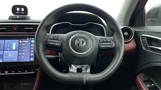 Used 2021 MG Motors Astor Savvy 1.3 Turbo AT S Red Petrol Automatic interior STEERING VIEW