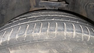Used 2021 MG Motors Astor Savvy 1.3 Turbo AT S Red Petrol Automatic tyres LEFT FRONT TYRE TREAD VIEW