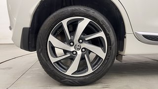 Used 2023 Toyota Glanza V AMT Petrol Automatic tyres RIGHT REAR TYRE RIM VIEW
