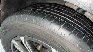 Used 2021 Mahindra XUV700 AX 7 Petrol AT Luxury Pack 7 STR Petrol Automatic tyres LEFT FRONT TYRE TREAD VIEW