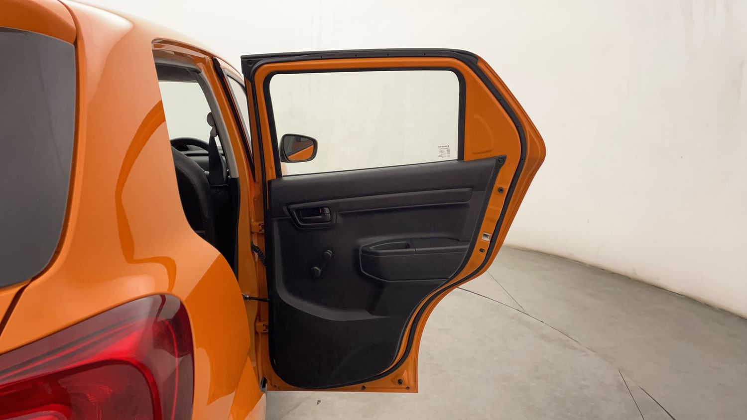 New Maruti Suzuki S-Presso interior RIGHT REAR DOOR OPEN VIEW