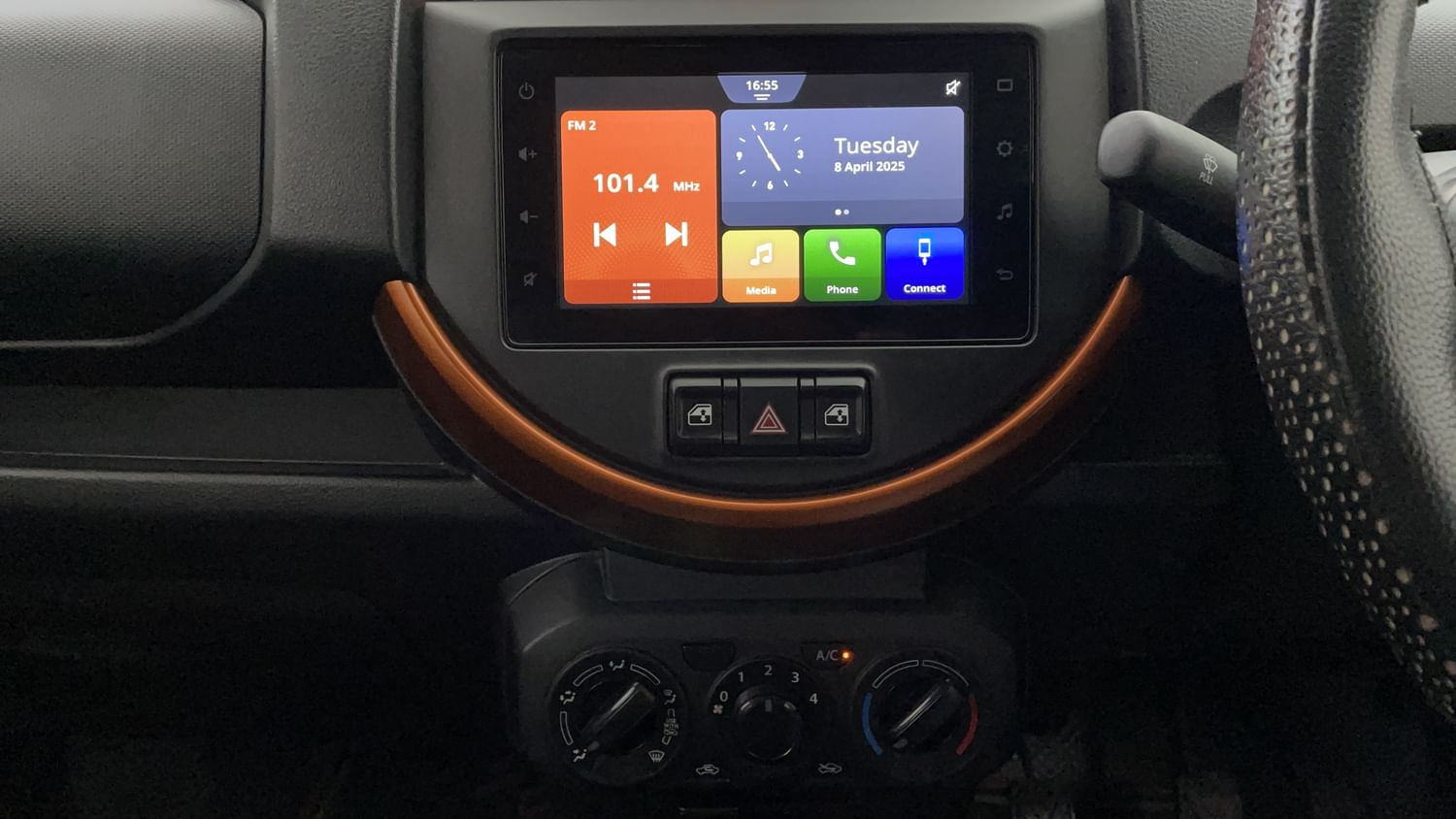 New Maruti Suzuki S-Presso interior MUSIC SYSTEM & AC CONTROL VIEW