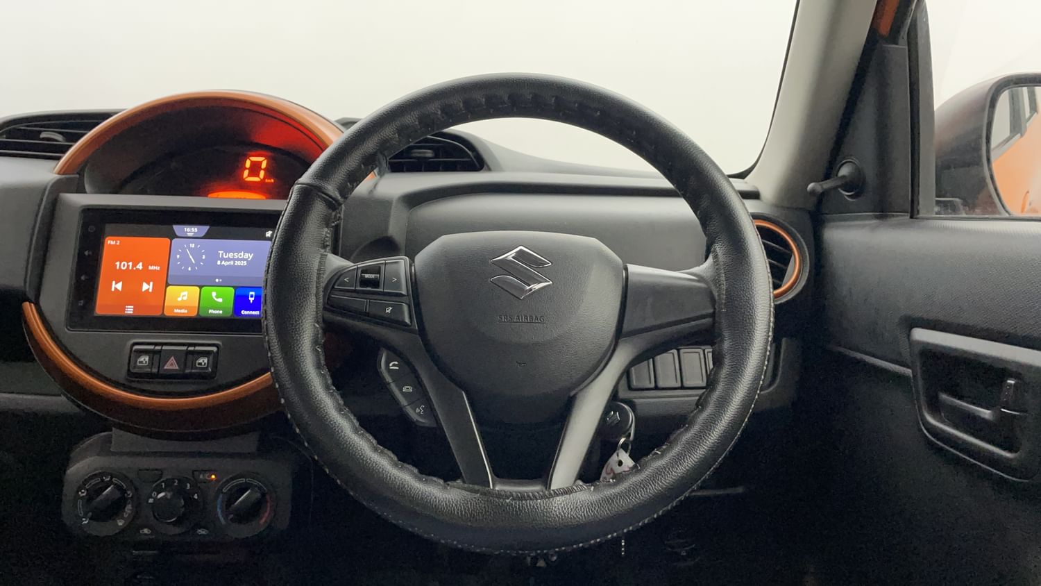 New Maruti Suzuki S-Presso interior STEERING VIEW