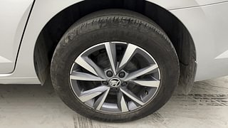 Used 2022 Skoda Slavia Style 1.0L TSI AT Petrol Automatic tyres LEFT REAR TYRE RIM VIEW