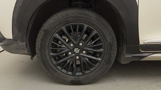Used 2021 Maruti Suzuki XL6 Zeta AT Petrol Petrol Automatic tyres LEFT FRONT TYRE RIM VIEW