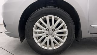 Used 2022 Maruti Suzuki Dzire ZXI Petrol Manual tyres LEFT FRONT TYRE RIM VIEW