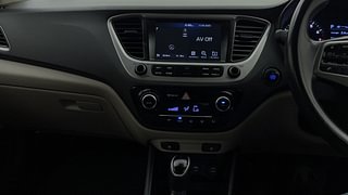 Used 2017 Hyundai Verna SX (O) 1.6 VTVT AT Petrol Automatic interior MUSIC SYSTEM & AC CONTROL VIEW