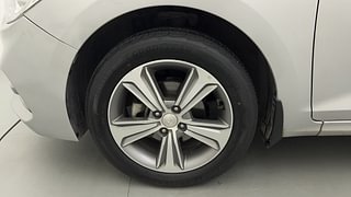Used 2017 Hyundai Verna SX (O) 1.6 VTVT AT Petrol Automatic tyres LEFT FRONT TYRE RIM VIEW