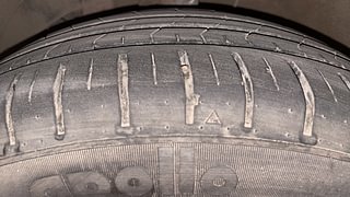Used 2017 Maruti Suzuki Baleno Zeta AT Petrol Petrol Automatic tyres LEFT FRONT TYRE TREAD VIEW