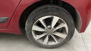 Used 2015 Hyundai Elite i20 Asta 1.4 CRDI Diesel Manual tyres LEFT REAR TYRE RIM VIEW