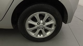 Used 2015 Hyundai Grand i10 Asta AT 1.2 Kappa VTVT Petrol Automatic tyres LEFT REAR TYRE RIM VIEW
