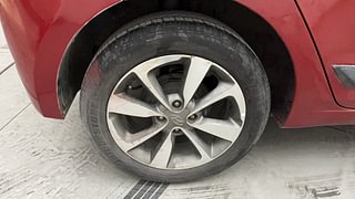 Used 2015 Hyundai Elite i20 Asta 1.4 CRDI Diesel Manual tyres RIGHT REAR TYRE RIM VIEW