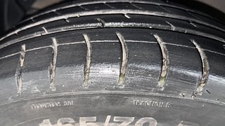 Used 2014 Hyundai Grand i10 Magna 1.2 Kappa VTVT Petrol Manual tyres LEFT FRONT TYRE TREAD VIEW