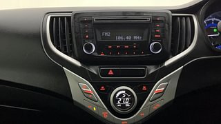Used 2018 Maruti Suzuki Baleno Zeta 1.2 Petrol Manual interior MUSIC SYSTEM & AC CONTROL VIEW