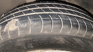 Used 2011 Ford Fiesta EXi 1.6 Petrol Manual tyres RIGHT REAR TYRE TREAD VIEW