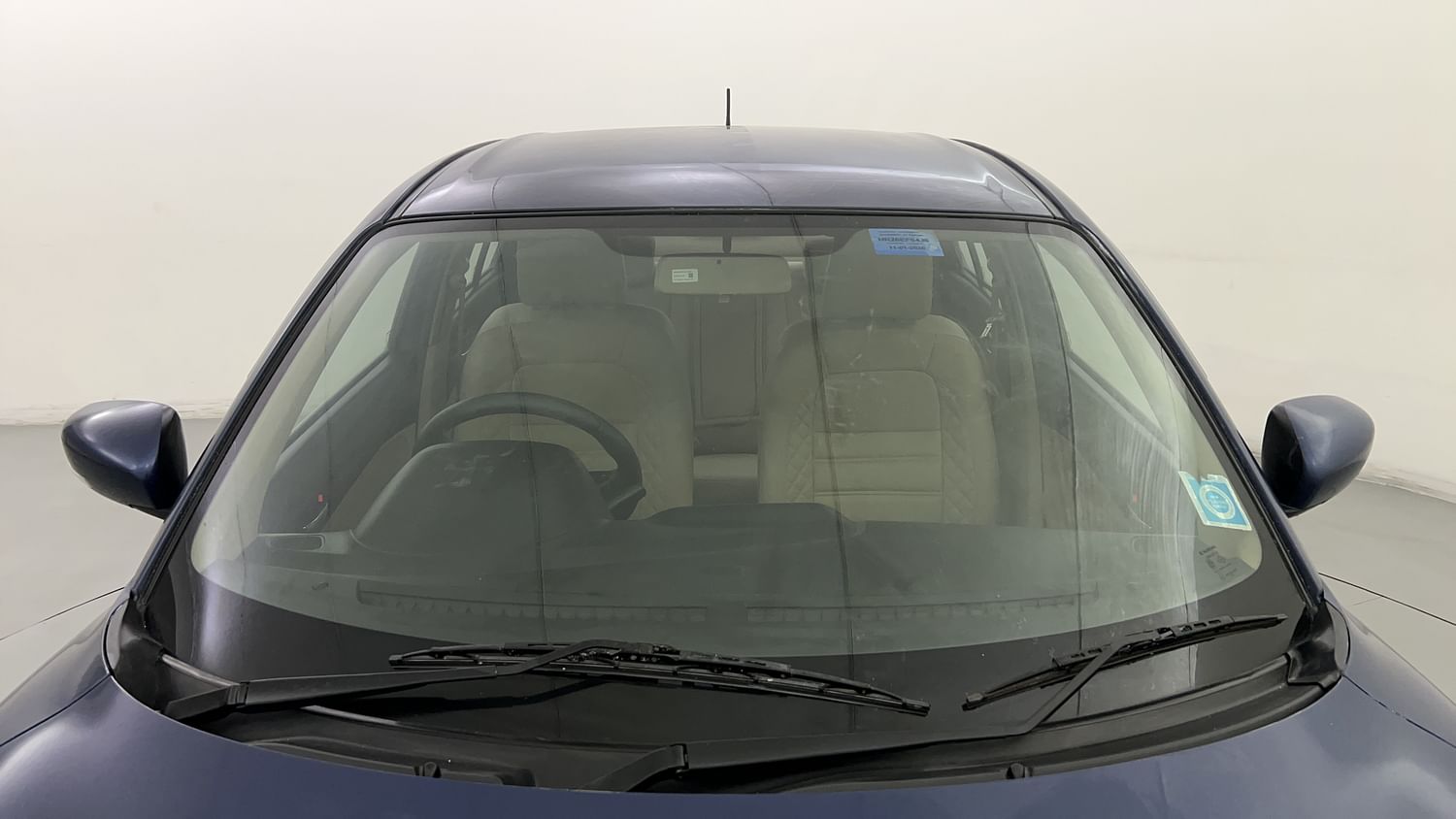 New Maruti Suzuki Dzire exterior FRONT WINDSHIELD VIEW