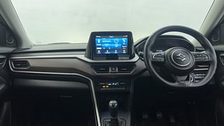 Used 2022 Maruti Suzuki Brezza ZXI Plus Dual Tone Petrol Manual interior DASHBOARD VIEW
