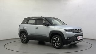 Used 2022 Maruti Suzuki Brezza ZXI Plus Dual Tone Petrol Manual exterior RIGHT FRONT CORNER VIEW