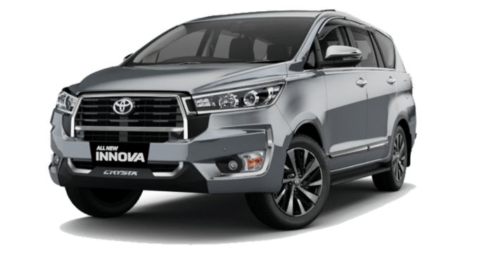 New Toyota Innova Crysta Silver Metallic