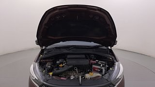Used 2022 Tata Tigor Revotron XZA Plus AMT Dual Tone Petrol Automatic engine ENGINE & BONNET OPEN FRONT VIEW