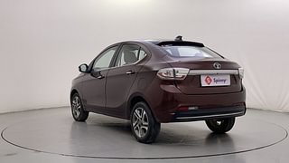 Used 2022 Tata Tigor Revotron XZA Plus AMT Dual Tone Petrol Automatic exterior LEFT REAR CORNER VIEW