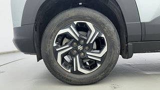 Used 2022 Maruti Suzuki Brezza ZXI Plus Dual Tone Petrol Manual tyres LEFT FRONT TYRE RIM VIEW