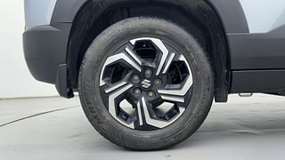 Used 2022 Maruti Suzuki Brezza ZXI Plus Dual Tone Petrol Manual tyres RIGHT REAR TYRE RIM VIEW