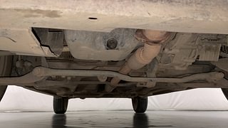 Used 2022 Tata Tigor Revotron XZA Plus AMT Dual Tone Petrol Automatic extra FRONT LEFT UNDERBODY VIEW