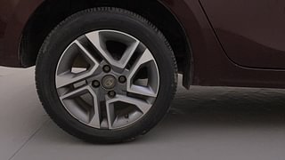 Used 2022 Tata Tigor Revotron XZA Plus AMT Dual Tone Petrol Automatic tyres RIGHT REAR TYRE RIM VIEW