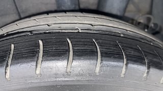 Used 2018 Hyundai Xcent S Petrol+cng(outside fitted) Petrol+cng Manual tyres LEFT REAR TYRE TREAD VIEW