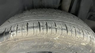Used 2022 Maruti Suzuki Brezza ZXI Plus Dual Tone Petrol Manual tyres LEFT REAR TYRE TREAD VIEW