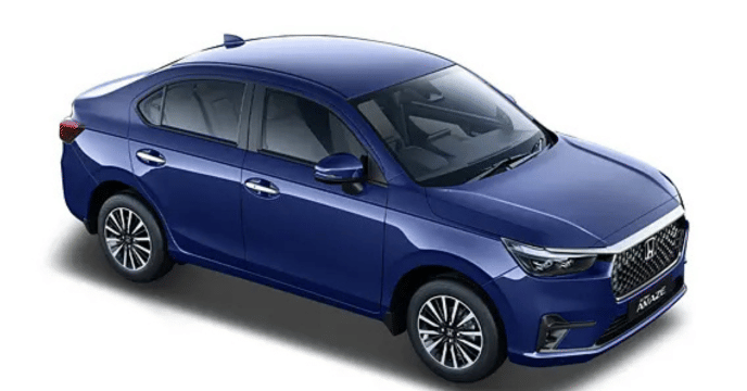 New Honda Amaze Obsidian Blue Pearl