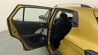 Used 2022 Volkswagen Taigun Topline 1.0 TSI AT Petrol Automatic interior LEFT REAR DOOR OPEN VIEW