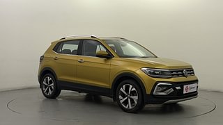 Used 2022 Volkswagen Taigun Topline 1.0 TSI AT Petrol Automatic exterior RIGHT FRONT CORNER VIEW