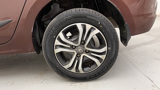 Used 2023 Tata Tigor Revotron XZ+ CNG Petrol+cng Manual tyres LEFT REAR TYRE RIM VIEW
