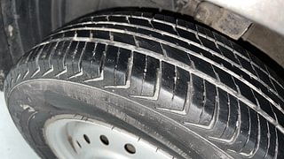 Used 2021 Maruti Suzuki Wagon R 1.0 [2019-2022] LXI (O) CNG Petrol+cng Manual tyres LEFT FRONT TYRE TREAD VIEW