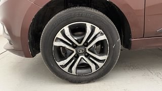 Used 2023 Tata Tigor Revotron XZ+ CNG Petrol+cng Manual tyres LEFT FRONT TYRE RIM VIEW