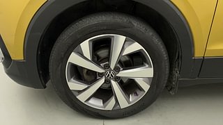 Used 2022 Volkswagen Taigun Topline 1.0 TSI AT Petrol Automatic tyres LEFT FRONT TYRE RIM VIEW