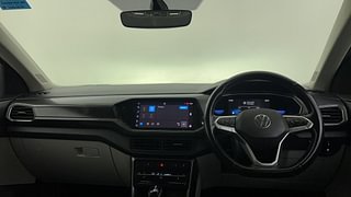 Used 2022 Volkswagen Taigun Topline 1.0 TSI AT Petrol Automatic interior DASHBOARD VIEW