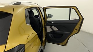 Used 2022 Volkswagen Taigun Topline 1.0 TSI AT Petrol Automatic interior RIGHT REAR DOOR OPEN VIEW