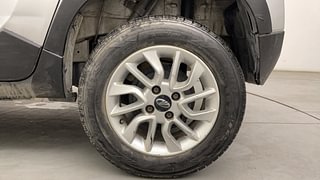 Used 2016 Mahindra KUV100 [2015-2017] K8 6 STR Petrol Manual tyres LEFT REAR TYRE RIM VIEW
