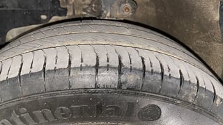 Used 2016 Mahindra KUV100 [2015-2017] K8 6 STR Petrol Manual tyres LEFT FRONT TYRE TREAD VIEW