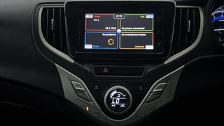 Used 2018 Maruti Suzuki Baleno Alpha AT Petrol Petrol Automatic interior MUSIC SYSTEM & AC CONTROL VIEW