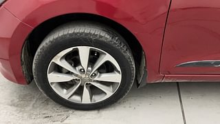 Used 2017 Hyundai Elite i20 Asta 1.4 CRDI Dual Tone Diesel Manual tyres LEFT FRONT TYRE RIM VIEW
